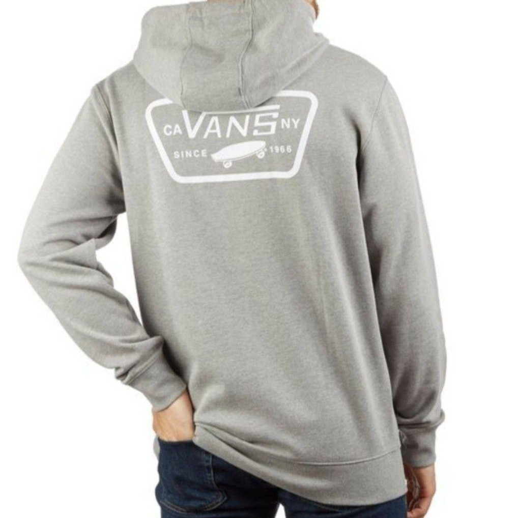 【M】VANS バンズ プルオーバーパーカー FULL PATCHED セメント拍卖