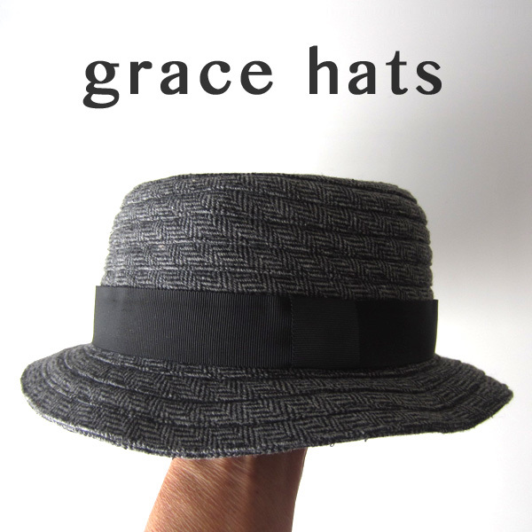 未使用品 grace hats/グレースハット★ バゲットハット拍卖