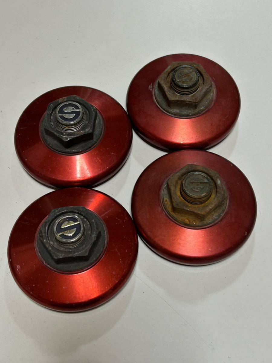 ★スパルコ★ センターキャップ 80mm レッド 4個セット♪♪拍卖