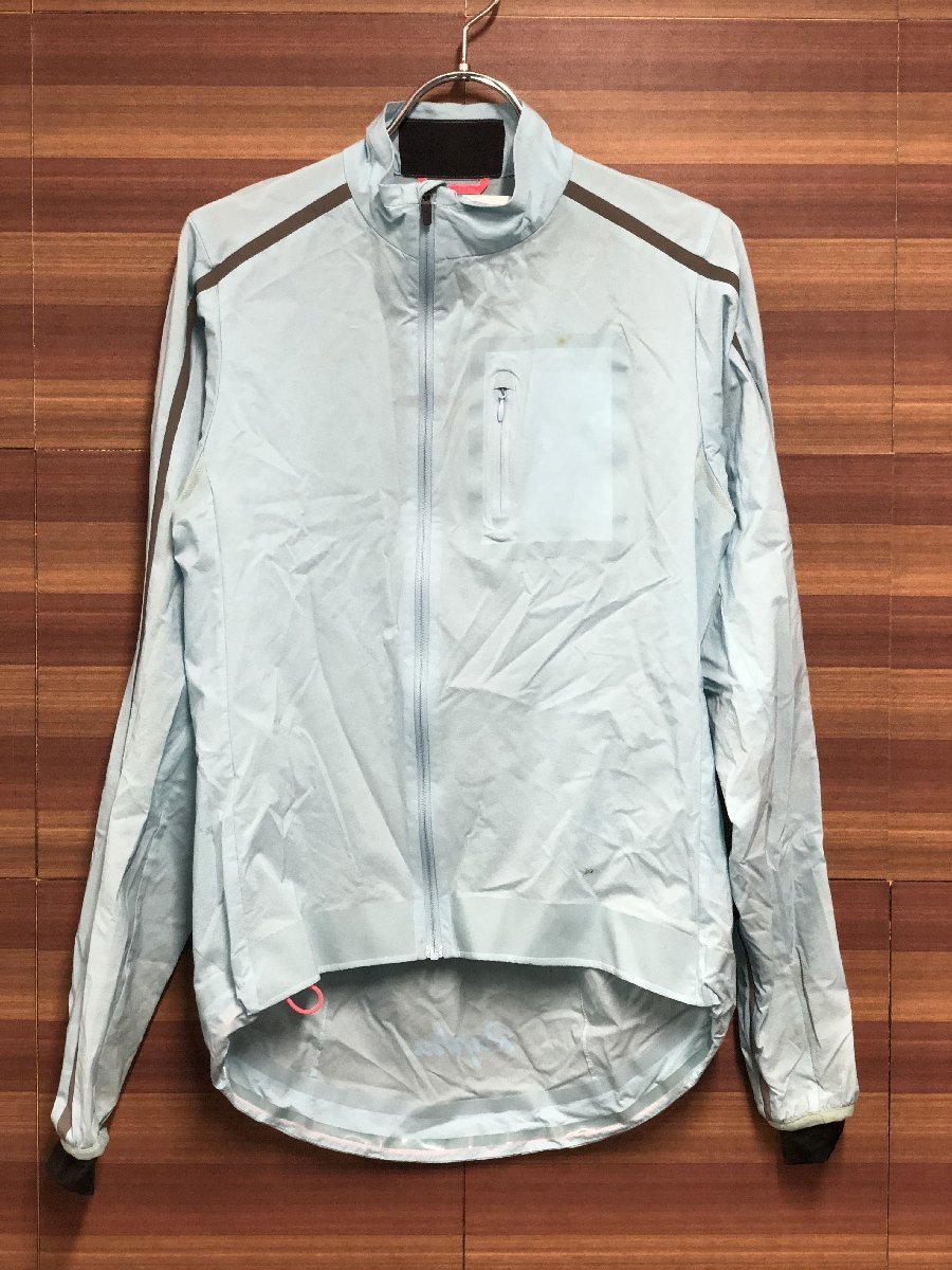 HN080 ラファ Rapha ウィンドブレーカー 水色 XS ※汚れあり拍卖