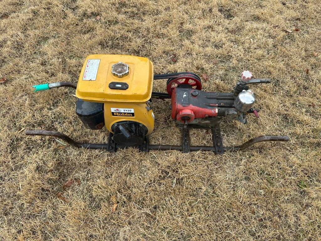 熊本 お引き取り可能 動噴 圧縮あります 動作未確認 エンジンモデル  ロビンEY20拍卖