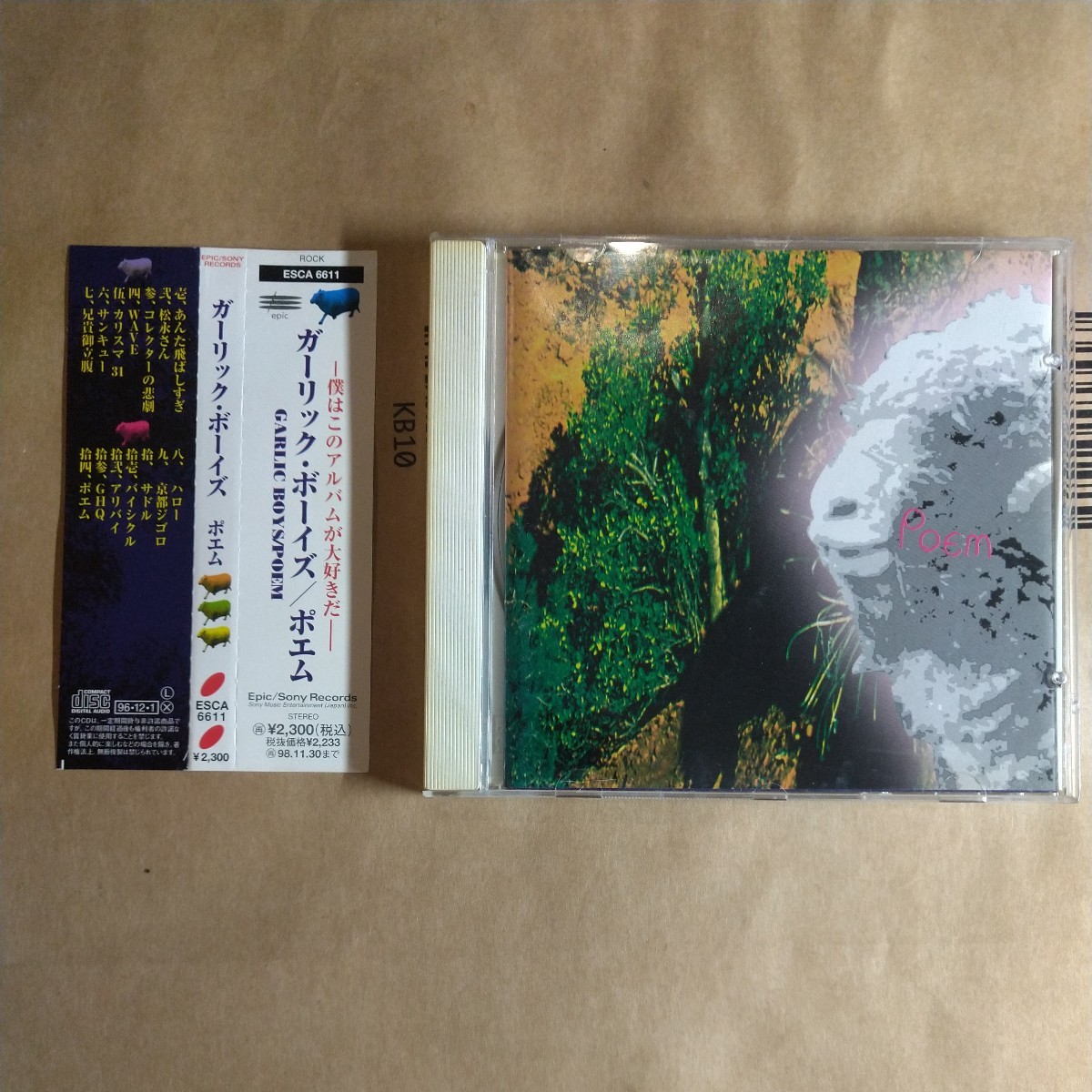 ガーリックボーイズ「ポエム」邦CD 1996年 帯付き★★garlic boys あんた飛ばしすぎ punk Punk 拍卖