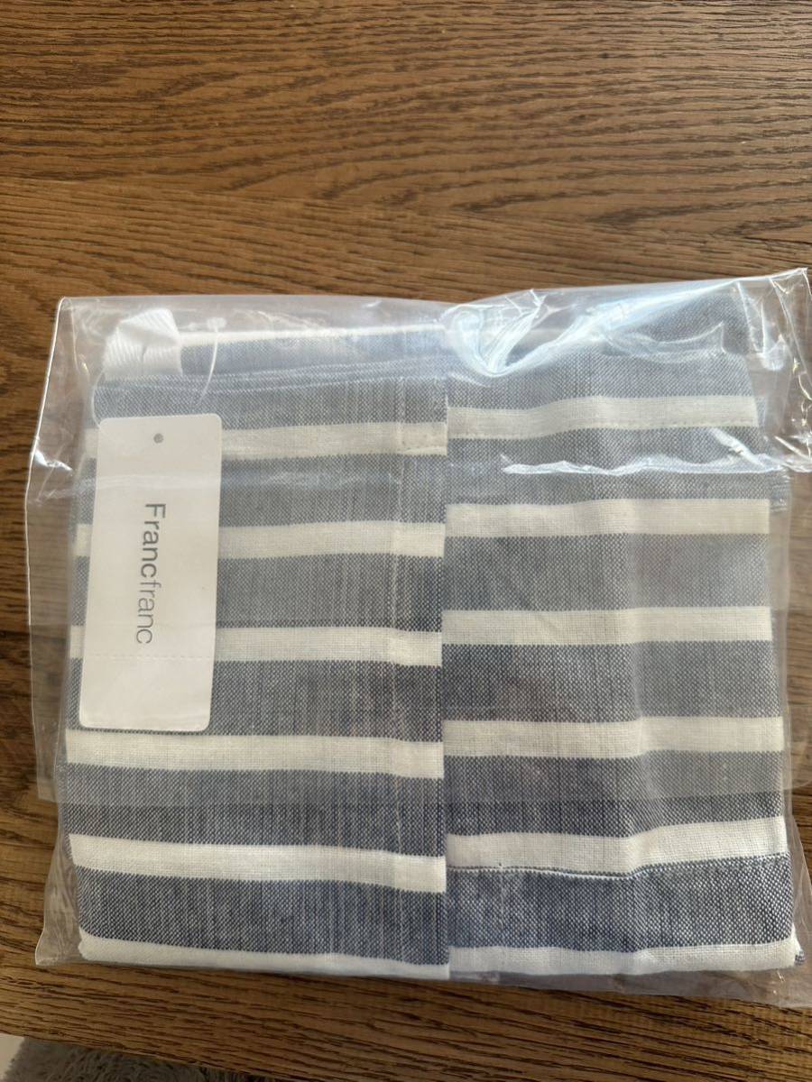 新品 フランフラン エプロン ボーダー キッチン用品 キッチン雑貨拍卖