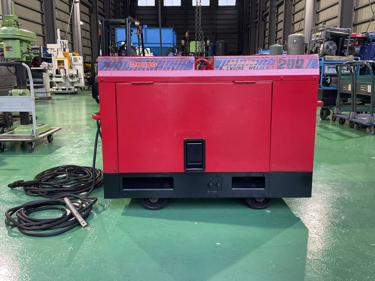 Denyo 防音型 BLW-200SS ディーゼルエンジン 溶接機拍卖