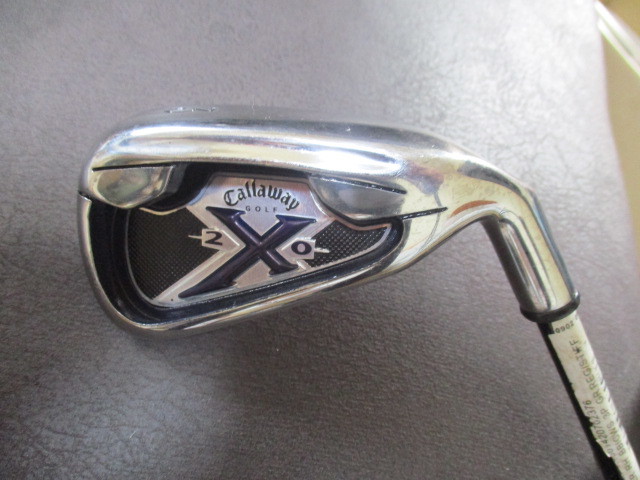 中古 CALLAWAY Xー20 6番アイアン 6-011 カーボンFLEX-R拍卖