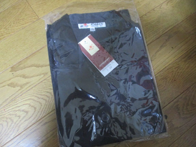 未使用 男性サテンシルク100%パジャマ 黒 XL 身長170cm-175cm相当拍卖