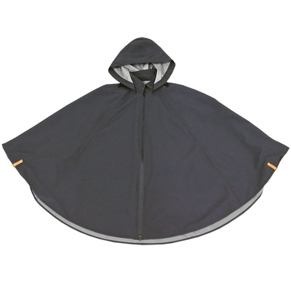 送料無料 レインケープ(チャコール/M)レインウェア 雨具 カッパ ポンチョ レディースレインウェア メンズレインウェア 通学 通勤 レイン拍卖