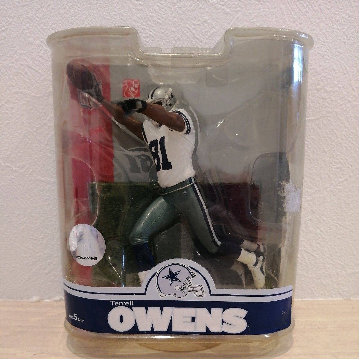 マクファーレンNFLフィギュア ダラスカウボーイズ テレルオーウェンス 未開封保管品 スーパーボウル アメリカンフットボール拍卖