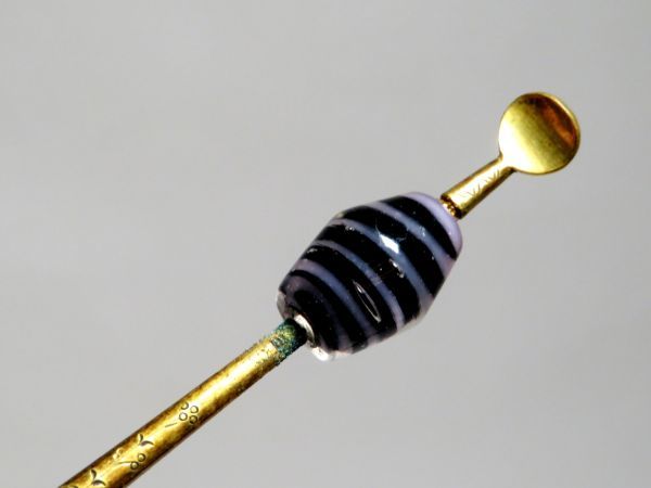 【7090】和装小物(明治・大正・昭和)銀細工 練ガラス かんざし(初品・買取品)拍卖