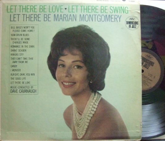 3枚で送料無料【米Capitol mono】Marian Montgomery/Let There Be Love, Let There Be Swing, Let There Be Marian Montgomery拍卖