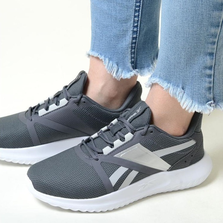 リーボック 25cm エナジーラックス 3.0 グレー シルバー ENERGY LUX レディース ランニング拍卖