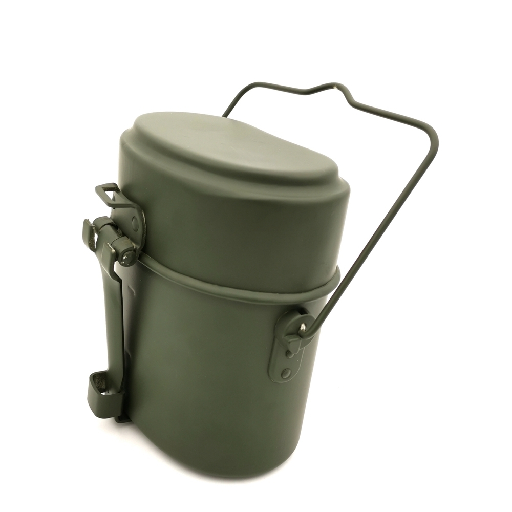 【送料無料】WWII WW2 ナチス ドイツ軍 兵用飯盒 キャンプ 野営 サバイバル グリーン 緑 レプリカ 複製 新品拍卖