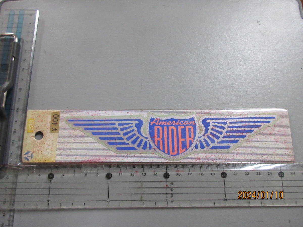 1早い者勝ち売切り American RIDER スポンサー ステッカー スーパーレア総品 当時物希少 限定品かも!拍卖