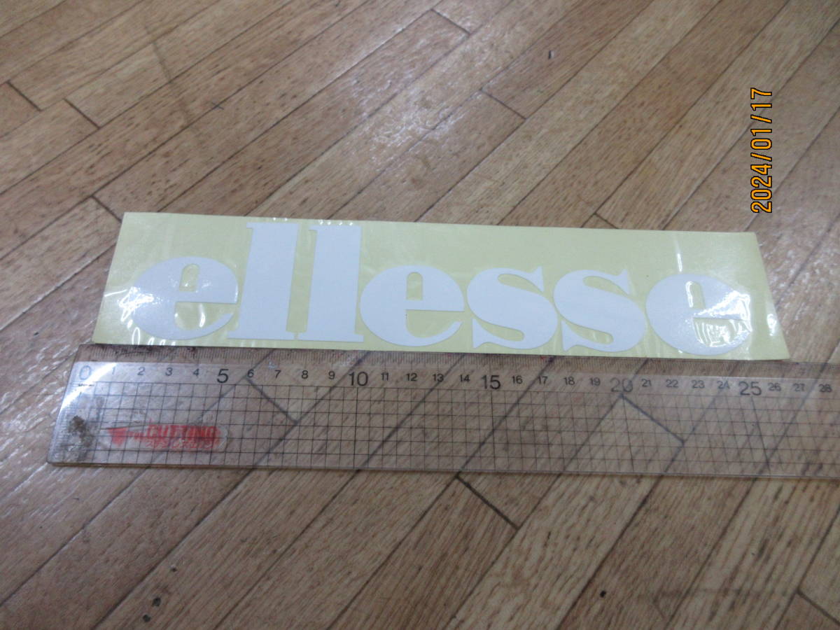売切り ellesse バブル記念 ステッカー ■ Bikeスポンサー スーパー レア品 当時物希少 限定品!メーカー拍卖