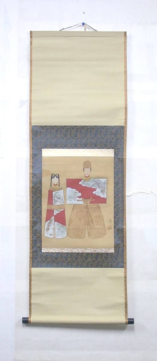 ●■【模写】逸園画 立雛之図●■250拍卖