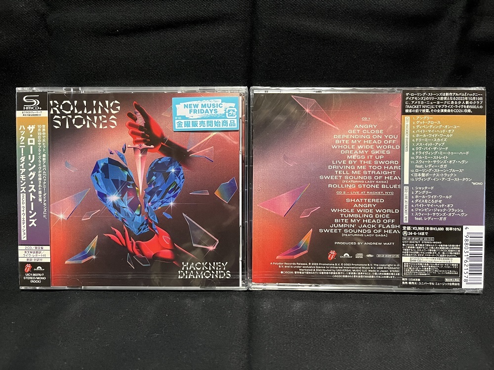 ローリング・ストーンズ/ハックニー・ダイアモンズ <ライヴ・エディション> (2SHM-CD、日本盤、未開封品)拍卖
