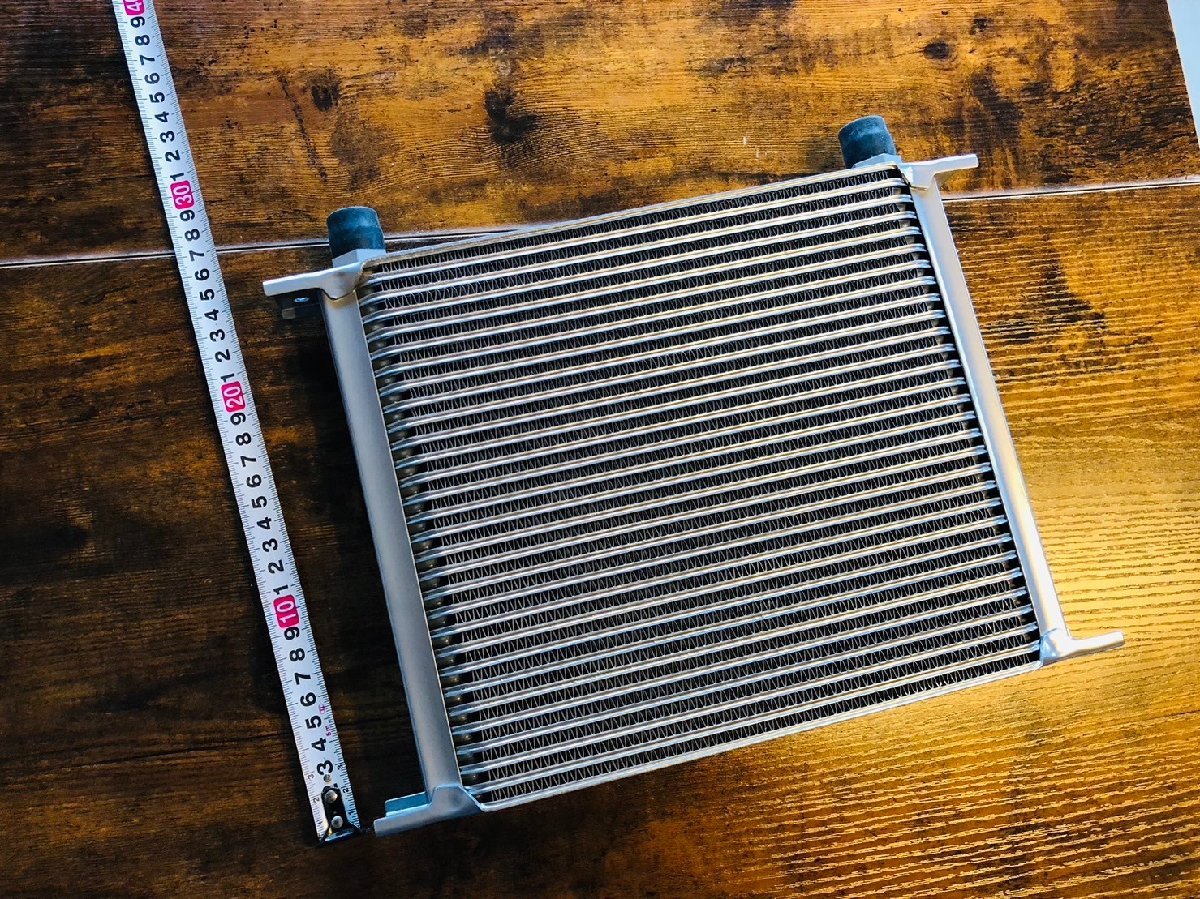 新品 汎用 AN10 オイルクーラー 30段 銀 コア単品拍卖
