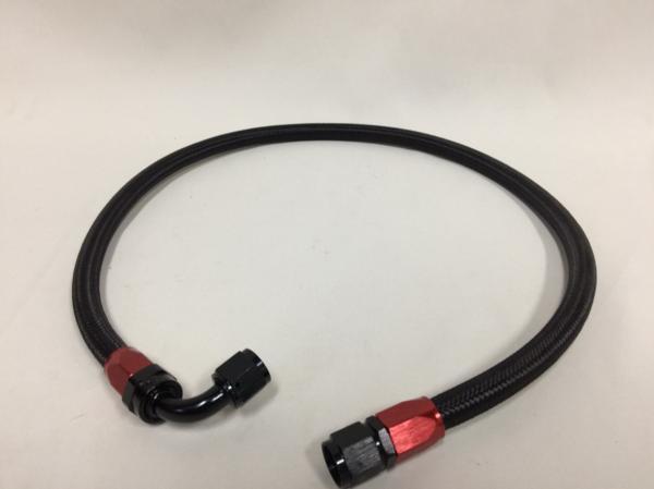 ナイロンメッシュホース 単品 AN10 1.2m フィッティングタイプ ストレート+90度拍卖