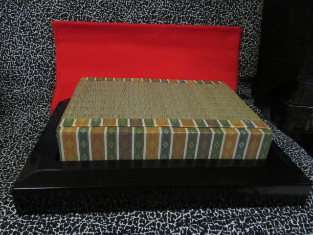 ★秀月 雛壇 七段飾り おひな祭り 本造り木製親王台 大型親王台 2個 一対 木製 黒 漆塗り 新品同様 美品 畳拍卖