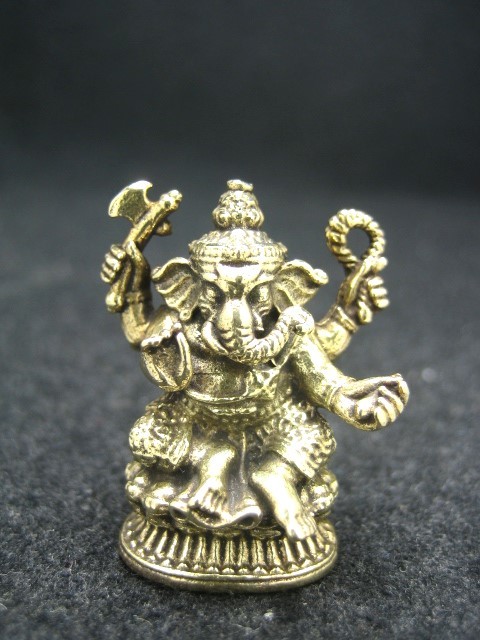 ◎●ガネーシャ  ヒンズー教  真鍮製  置物 no.外-52拍卖