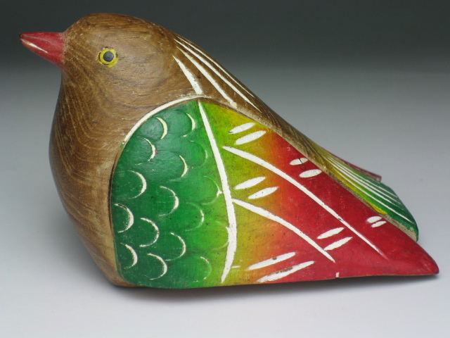 ◎即決●鳩 ハト 置物 チーク材拍卖