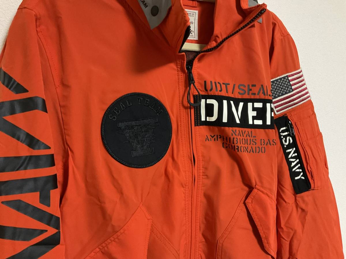 AVIREX / アヴィレックス CWU JACKET FROGMAN / CWU ジャケット フロッグマン / サイズ M / 未使用品 / A1445拍卖
