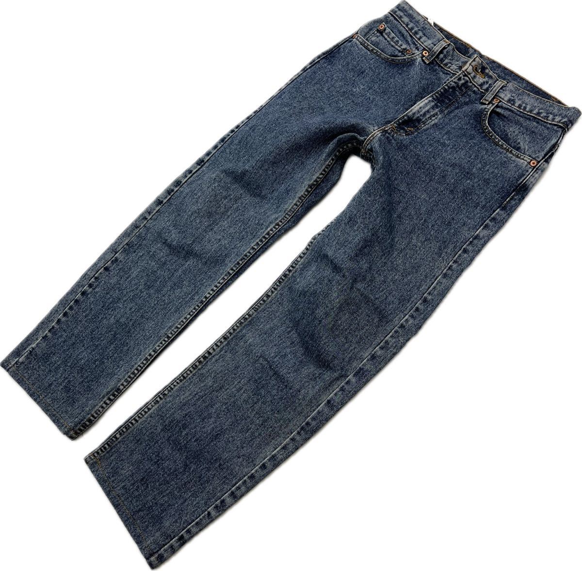90s ☆ Levi's 505 プエルトリコ USA 良品 しっかり生地感◎ デニムパンツ ジーンズ ウォッシュ 風合い ブルー W32 古着 リーバイス■JS886拍卖