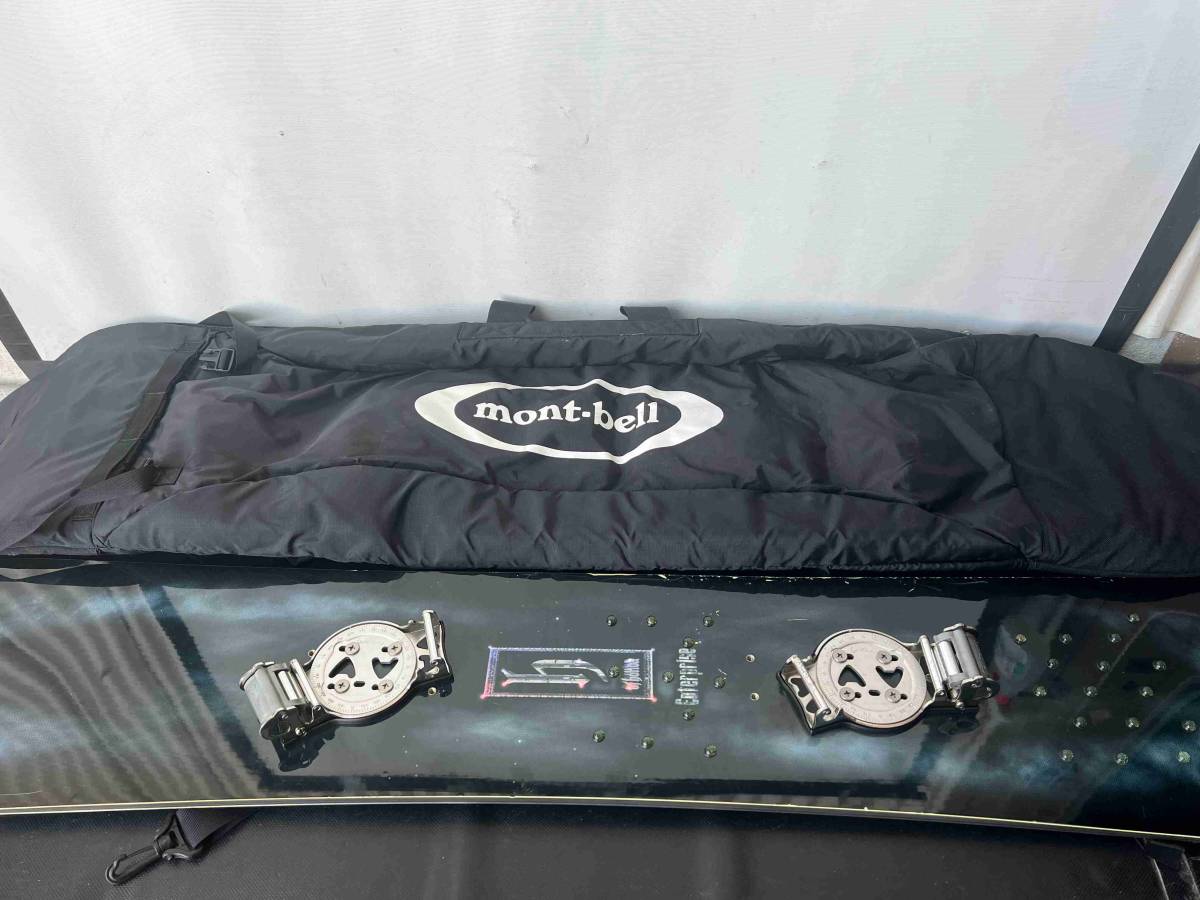 W5127 DJ-HONDA 板 スキー EnterPrise 約148.5cm montbell 板ケース付き拍卖