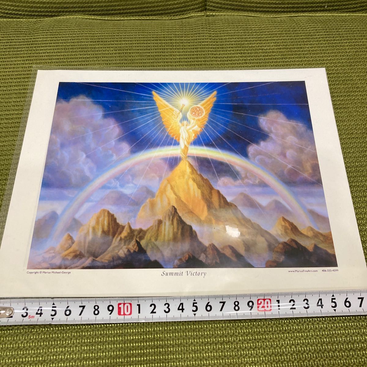 YK-5513 未使用品 長期保管品 エンジェルアート 小 #天使の絵 約22cm×約28cm Summit Victory インテリア拍卖