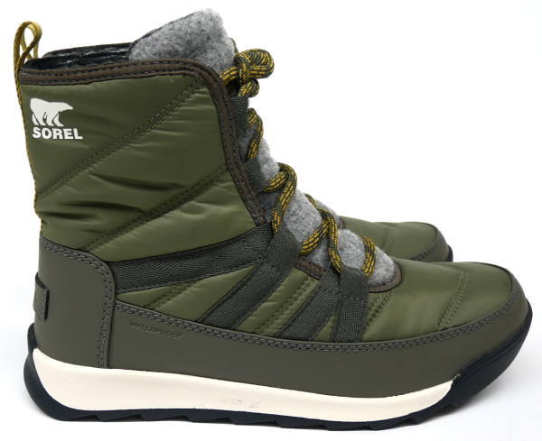 送料無料 ソレル レディースウィンターブーツ ウィットニー2ショートレース WP NL4889 397:Stone Green, Black 6(23.0)拍卖