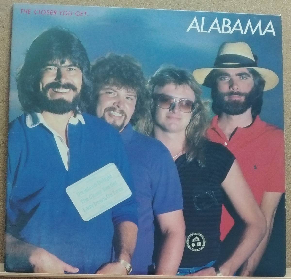 LP(シール帯付き・US盤・希少・AHL1-4663-A・カントリー) アラバマ ALABAMA / ザ・クローザー・ユー・ゲット【同梱可能6枚まで】060111拍卖