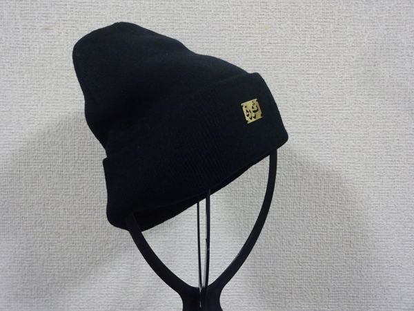 Z Sony Music Z メンズ・レディース 編み込みニット帽 黒色帽子 サイズ57cm〜59cm キャップ 帽子 拍卖