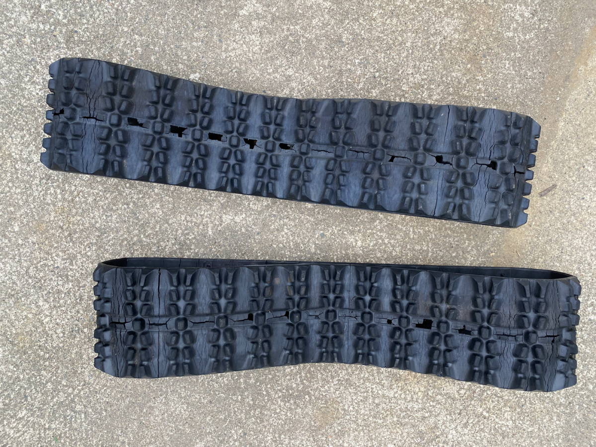 G3 * BRIDGESTONE 230X35X72 230X35X72RR ゴムクローラー 除雪機 スノーロータリー 2本拍卖