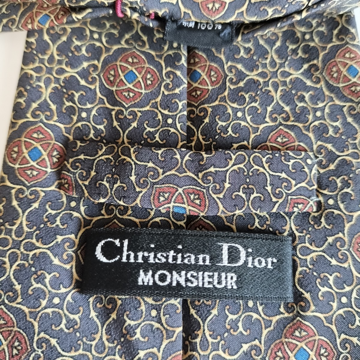 Christian Dior(クリスチャンディオール)黒棘ネクタイ拍卖