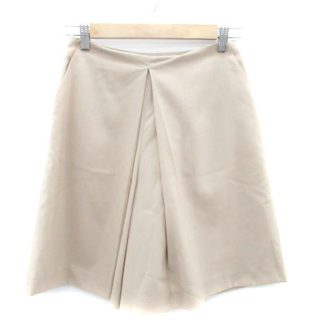 リエス Liesse キュロット ショートパンツ ウール混 3 ベージュ /HO36 レディース拍卖