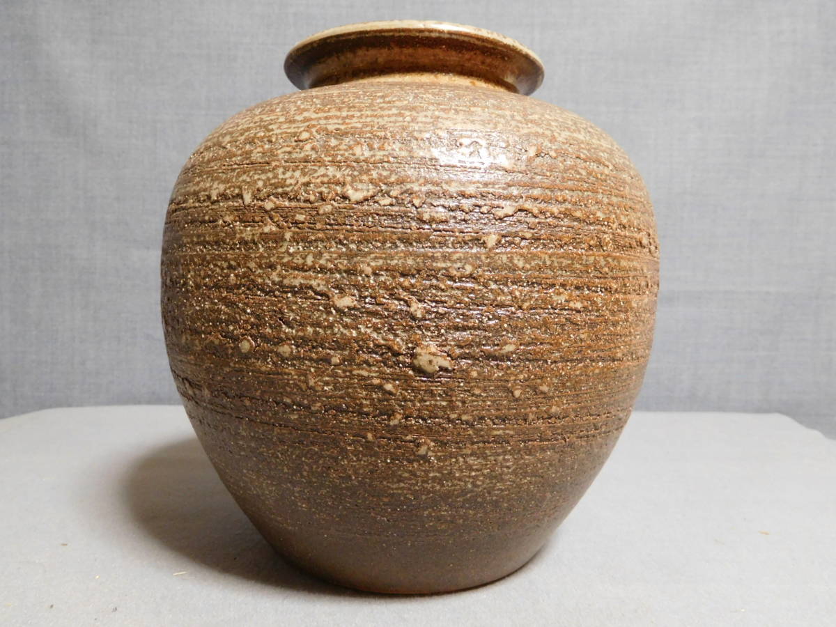 K57-302W 花器 花瓶 陶器 中古 高さ約21cm (T3-3)拍卖