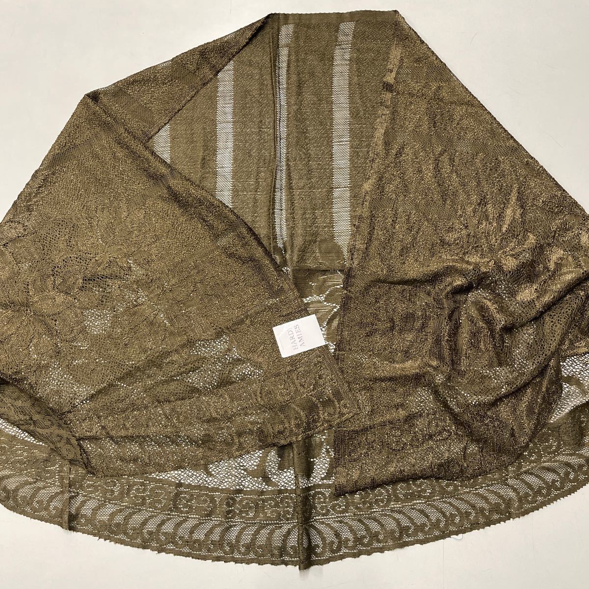 HARDY AMIES バーディ エイミス ストール 未使用 マフラー レース レディース 日本製 MADE IN JAPAN拍卖