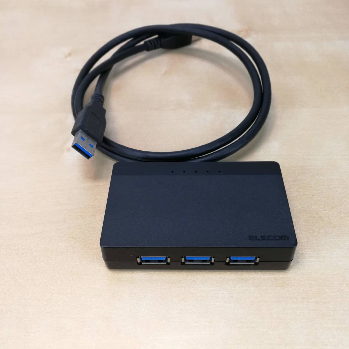 ELECOM エレコム USB3.0ハブ 4ポート U3H-S410BBK拍卖