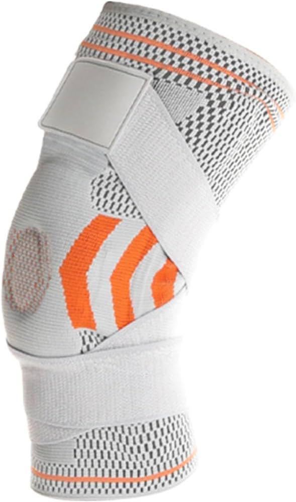 c-440 バレーボール膝パッド、ダブルストラップスノーボード保護具、シリカゲルパッド付き呼吸穴ソフトボール膝パッド拍卖