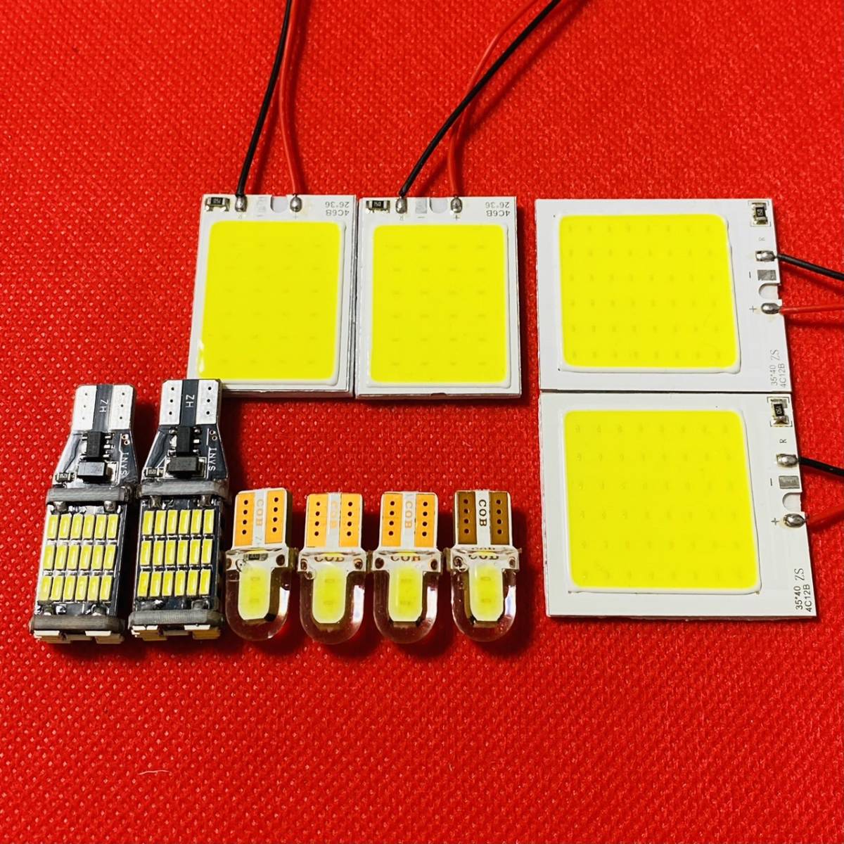 超爆光 ZWR80系 ノアハイブリッド ルームランプ ナンバー灯 バックランプ バニティランプ T10 LED 10個セット ホワイト トヨタ 送料無料拍卖