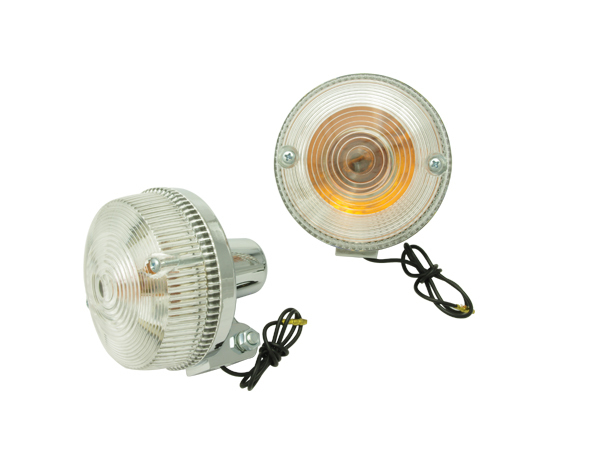 81-4140 Z2 タイプウィンカー クリア (ウィンカー/Z750/Z900/Z1000/ZI/ZII/H2/SS750/SS350/A4/A5/D1/KZ/RS/LTDレストア拍卖