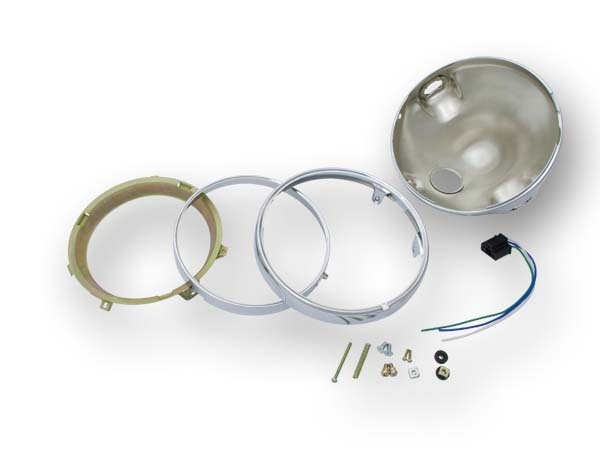 71-0051 ブライテック ヘッドライトセット メッキ 180φ (180パイ/Z1/Z2/ZI/ZII/Z750/Z900/Z1000/A4/A5/D1/KZ/RS/FX-1/MK-2/ Z400FX拍卖