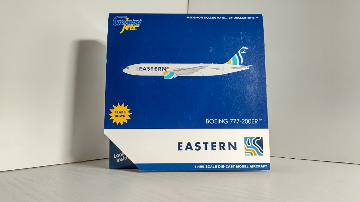 1/400 Gemini Jets ジェミニ ジェッツ EASTERN AIRLINES BOEING 777-200ER FLAP DOWN 旅客機拍卖