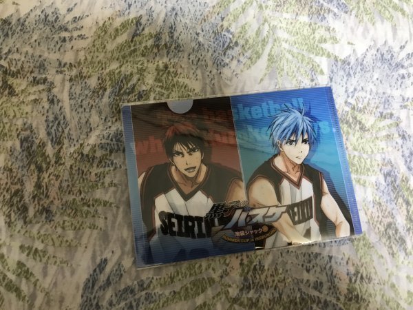 230クリアファイル 黒子のバスケ 池袋ジャック SUMMER CUP in IKEBUKURO」 スタンプラリー特典 黒子&火神拍卖