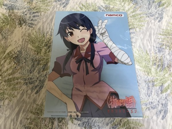 231クリアファイル 物語シリーズ 偽物語 × 化物語 in ナムコ特典 神原駿河拍卖