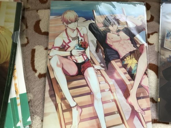 057クリアファイル FGO Fate Grand Order TYPE-MOON  王のバカンス オジマン ギルガメッシュ アニプレックスC92拍卖