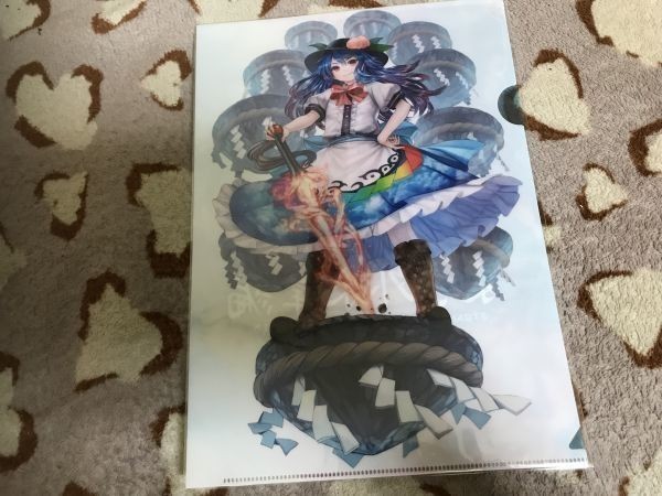 048クリアファイル 東方Project 東方外來韋編 メロンブックス特典 天子拍卖