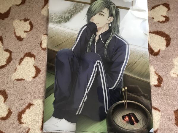 073クリアファイル 刀剣乱舞 とうらぶストア限定 一周年記念祝画 にっかり青江拍卖