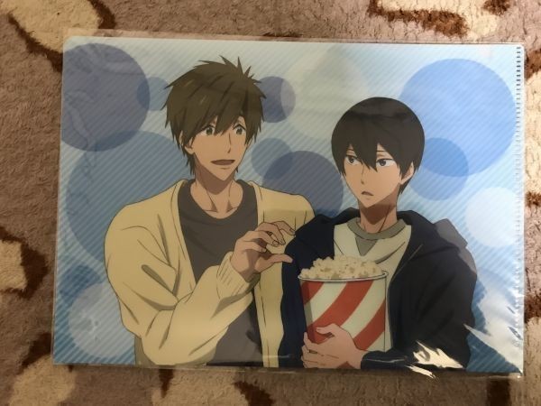 075クリアファイル 特別版 Free! 京アニ Take Your Marks ポップコーン コンボセット特典 七瀬遙 橘真琴拍卖