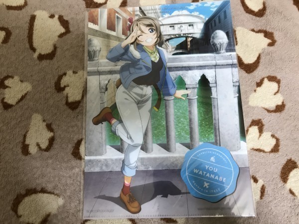 080クリアファイル 劇場版 ラブライブ サンシャイン Over The Rainbow 前売り特典 渡辺曜 曜拍卖